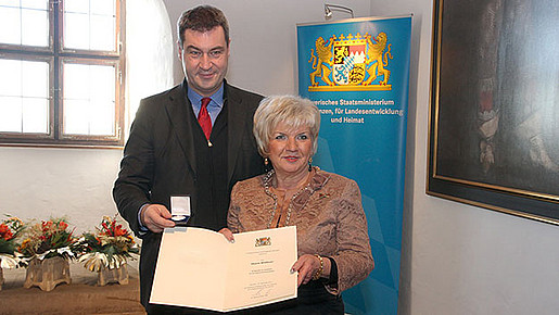 Helene Wildfeuer und Markus Söder