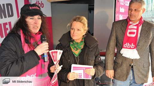 Station in Koblenz - dbb Truck fährt fünftes Bundesland an Station in Koblenz - dbb Truck fährt fünftes Bundesland an