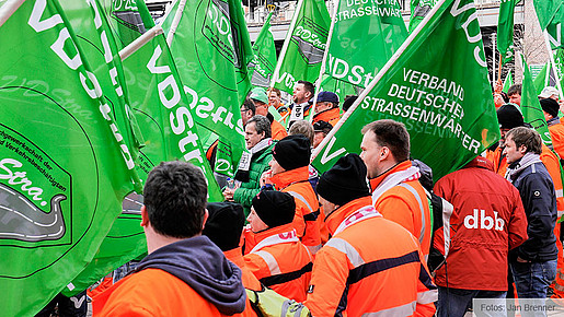 Einkommensrunde 2015: Warnstreiks fortgesetzt