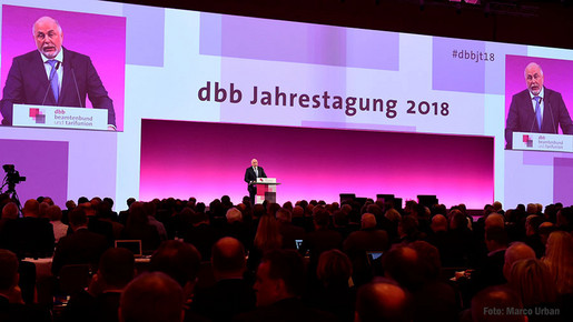 dbb Chef Silberbach auf der dbb Jahrestagung 2018 dbb Chef Silberbach auf der dbb Jahrestagung 2018