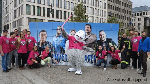 Protestaktion der dbb jugend in Berlin: „Übernahme statt Befristung“