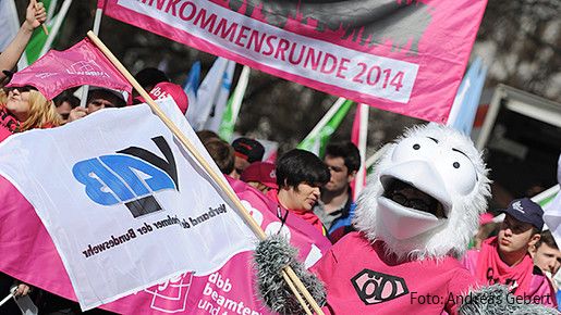 Protest der dbb jugend in München Protest der dbb jugend in München