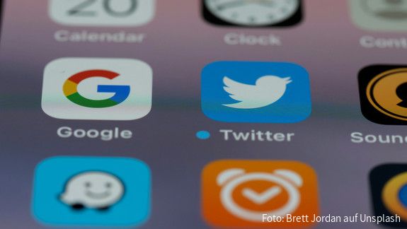 Apps für Soziale Medien auf einem Smartphone