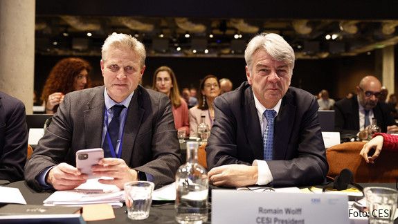 Romain Wolff und Klaus Heeger auf dem CESI-Kongress