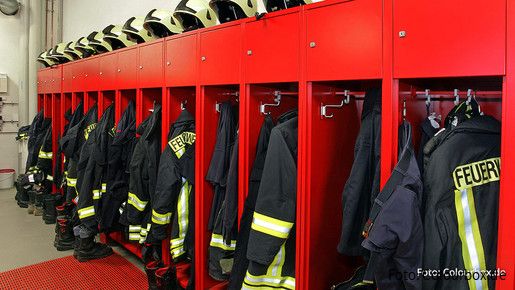 Spints in einer Feuerwehrwache (Symbolbild) Spints in einer Feuerwehrwache (Symbolbild)