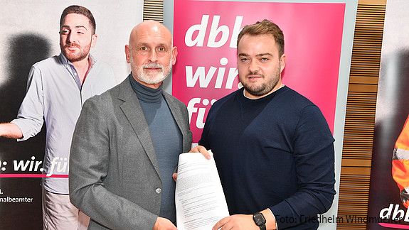 Volker Geyer (links) und Matthäus Fandrejewski