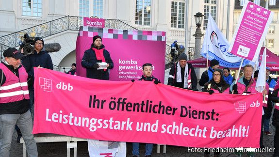 Warnstreik in Bonn Warnstreik in Bonn