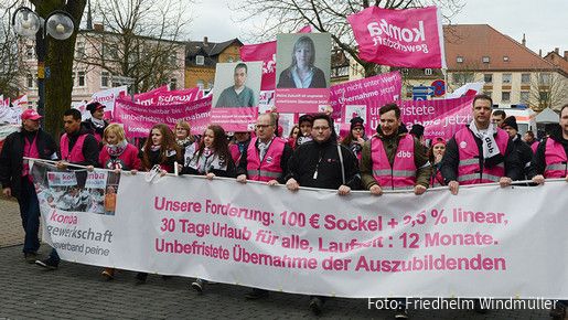 Warnstreik in Peine Warnstreik in Peine