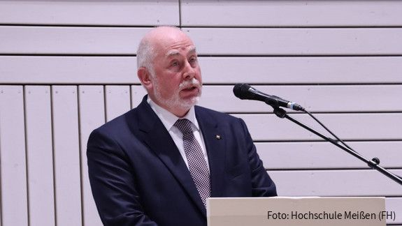 Ulrich Silberbach beim Festveranstaltung zum 30-jährigen Jubiläum der Hochschule Meißen (FH)