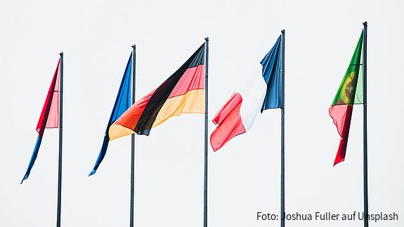 Flaggen von Mitgliedstaaten der Europäischen Union