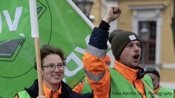dbb, VDStra, Warnstreik, Magdeburg, Einkommensrunde 2023