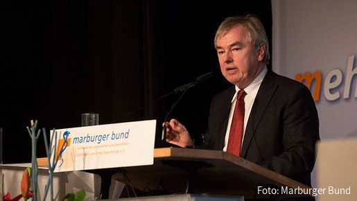 Klaus Dauderstädt beim Marburger Bund
