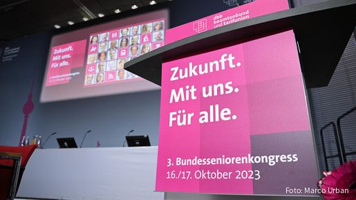 „Zukunft. Mit uns. Für alle“ lautet das Motto des Kongresses, der am 16. Oktober 2023 in Berlin beginnt. „Zukunft. Mit uns. Für alle“ lautet das Motto des Kongresses, der am 16. Oktober 2023 in Berlin beginnt.