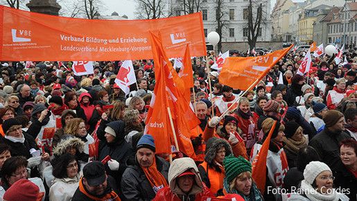 Kundgebung in Schwerin Kundgebung in Schwerin