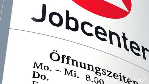 Schild Jobcenter
