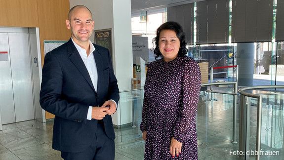 Milanie Kreutz und Dr. Danyal Bayaz Milanie Kreutz und Dr. Danyal Bayaz