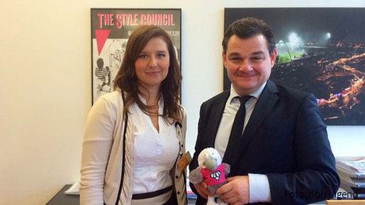 Sandra Kothe mit Marcus Weinberg