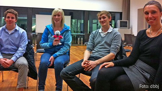 Gespräch mit Anwärtern im Auswärtigen Amt