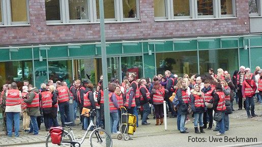 Warnstreik am 18. März 2014 in Bochum